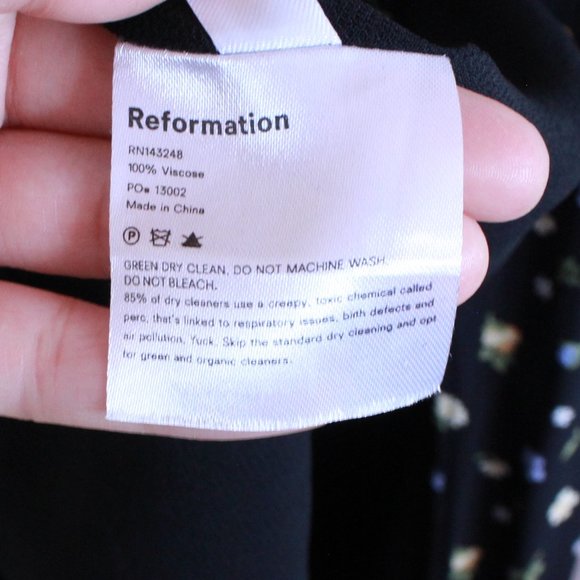 Reformation Meadow Ditsy Midi Dress in Posie - Picture 7 of 13